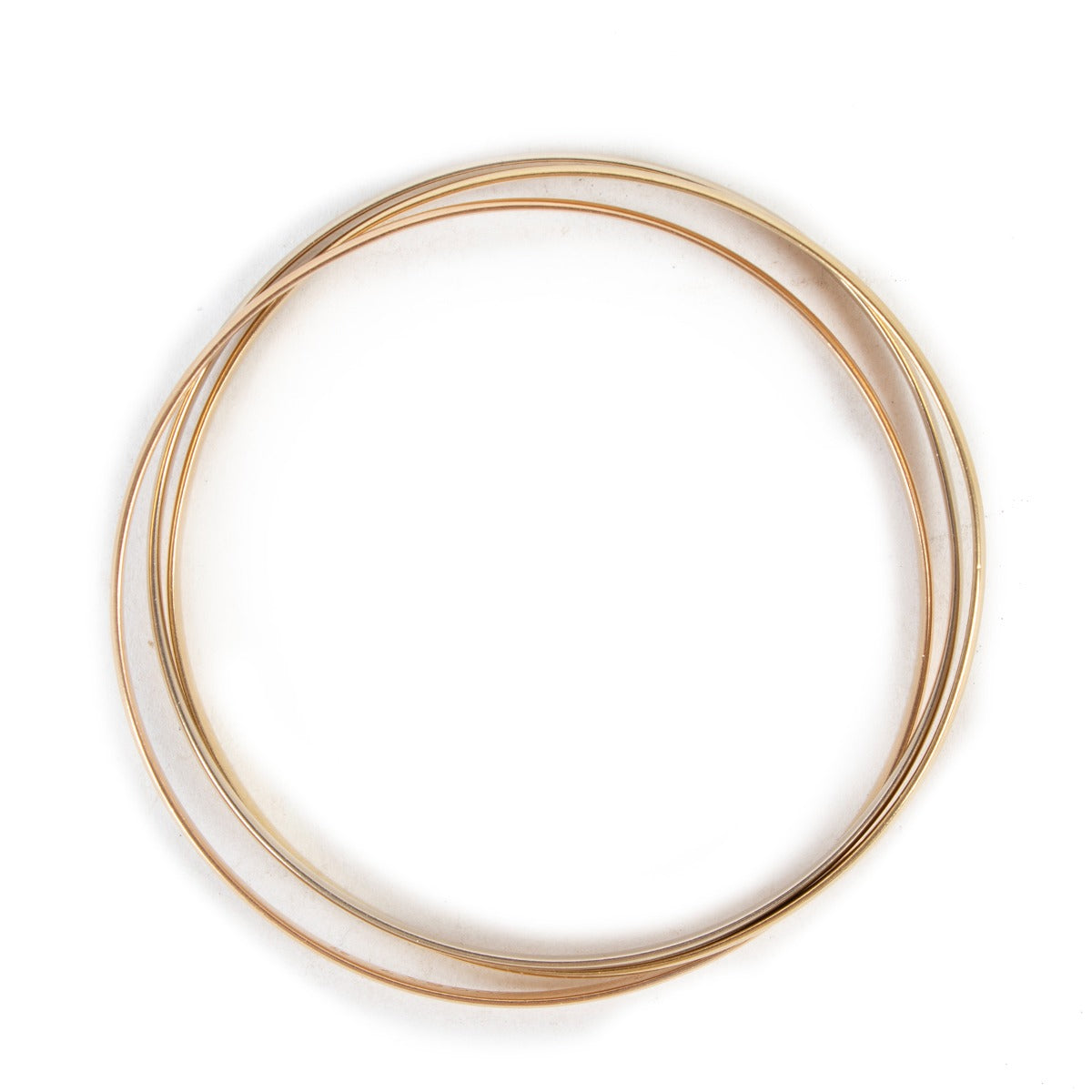 Cartier Gold TriTone Trinity Bracelet