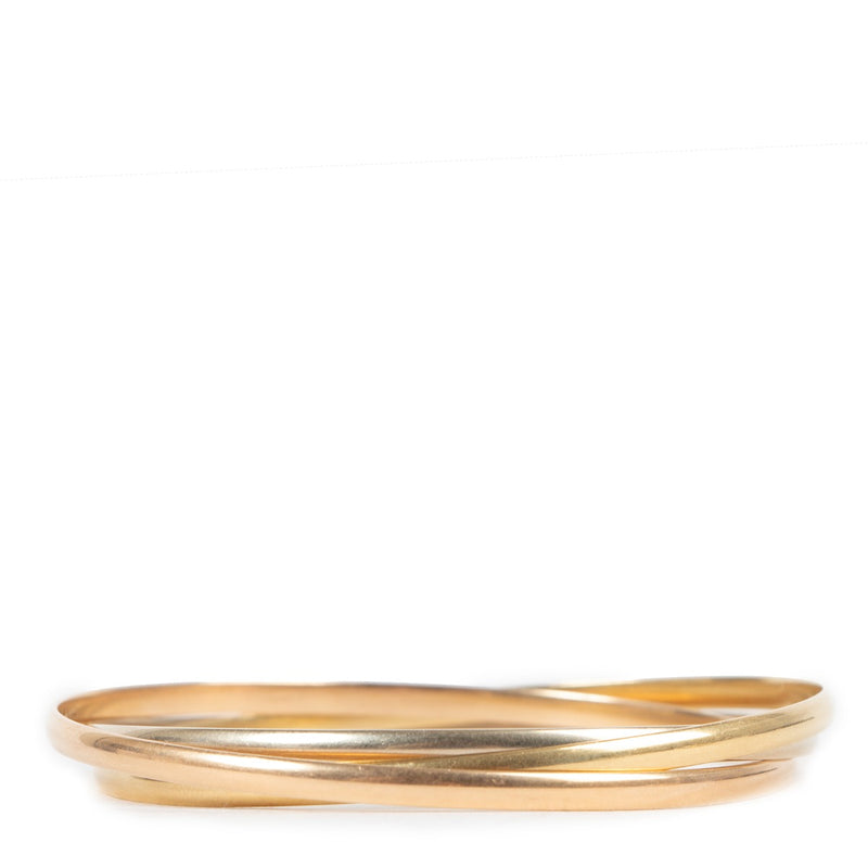Cartier Gold TriTone Trinity Bracelet