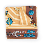 Must de Cartier Multicolor Jewelry Print Silk Scarf