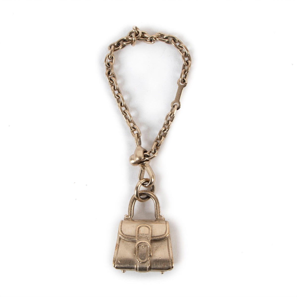 Shop safe online 100% authentic second hand Delvaux Silver Brillant Charm Porte-Clefs at Labellov in Antwerp.