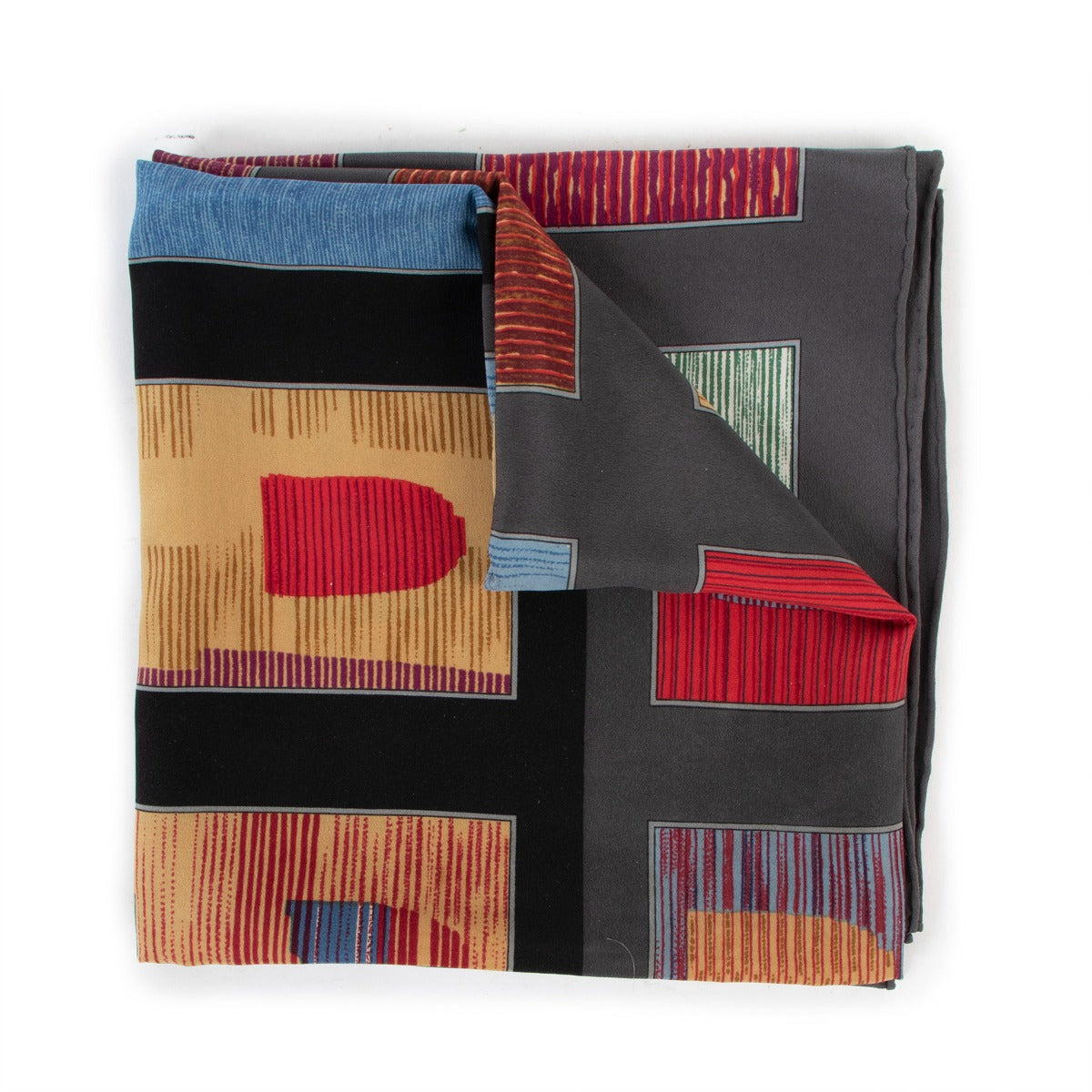 Delvaux Multicolor Silk Scarf