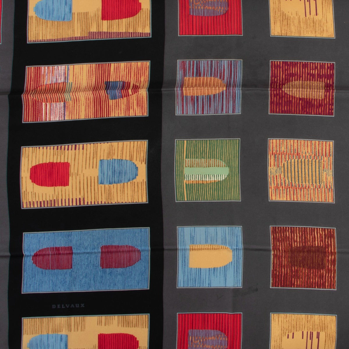 Delvaux Multicolor Silk Scarf