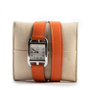 Hermès Cape Cod 23 Double Tour Orange Watch