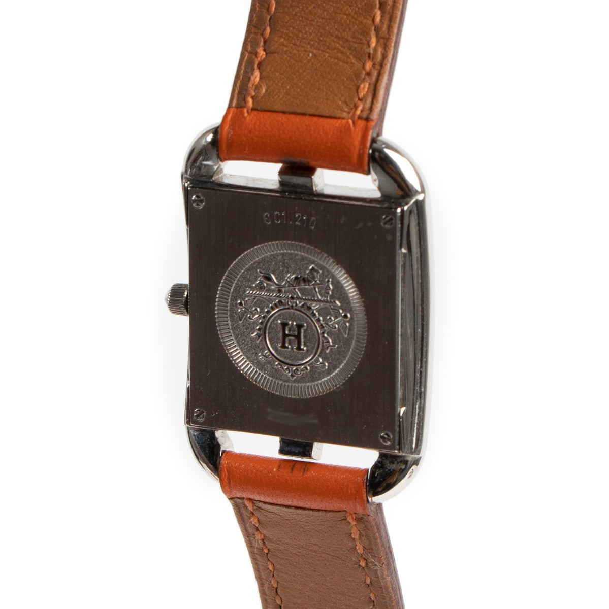 Hermès Cape Cod 23 Double Tour Orange Watch