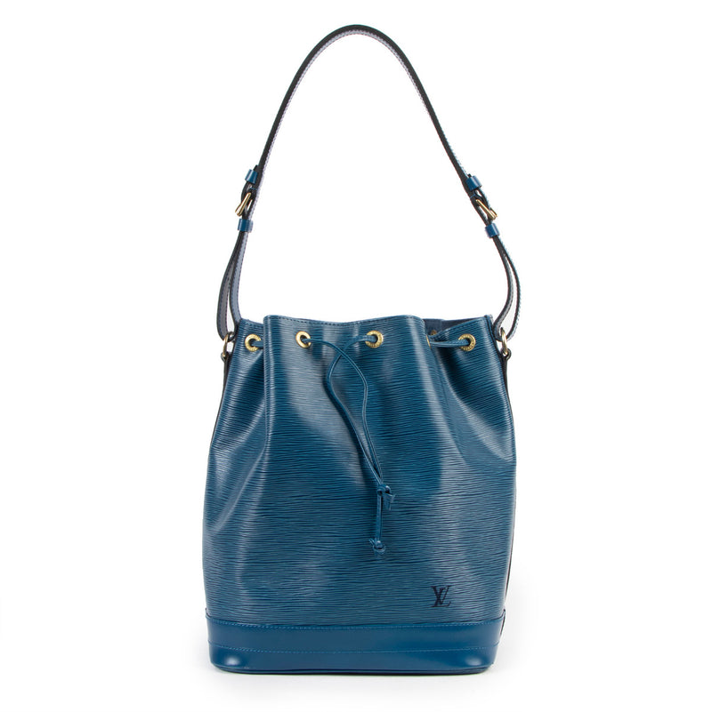 Louis Vuitton Blue Epi Leather Noé Shoulder Bag