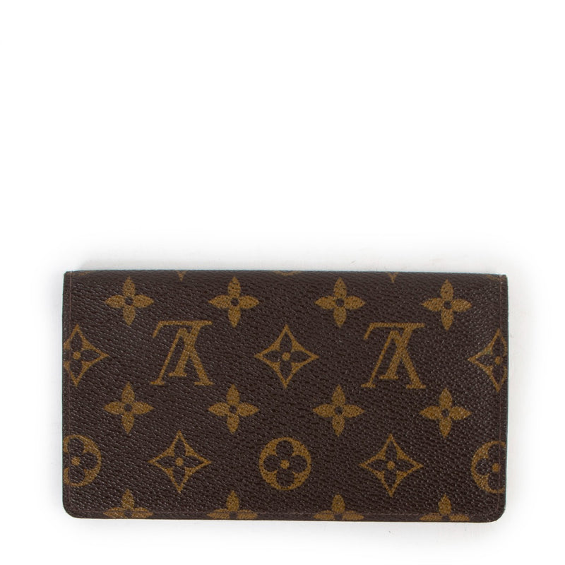 Louis Vuitton Monogram Canvas Checkbook Holder Wallet