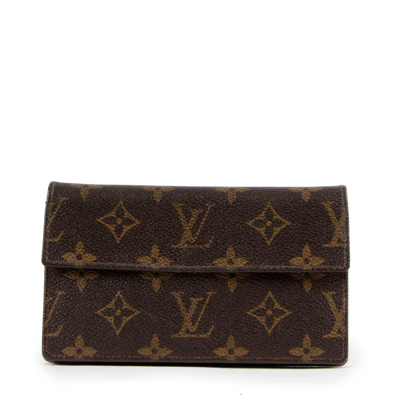 Louis Vuitton Monogram Canvas Vintage Flap Wallet