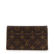 Louis Vuitton Monogram Canvas Vintage Flap Wallet
