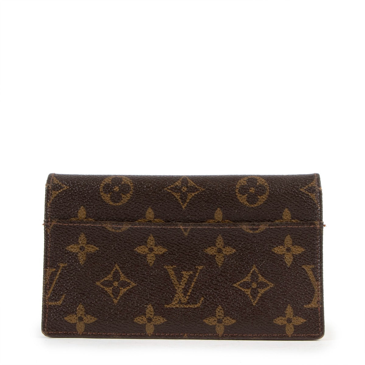 Louis Vuitton Monogram Canvas Vintage Flap Wallet