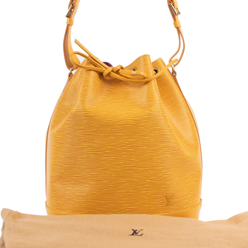 Louis Vuitton Yellow Epi Leather Noé Shoulder Bag