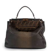 Shop safe online 100% authentic second hand Fendi Brown Ombre Peekaboo in very good condition at the right price at labellov in Antwerp.