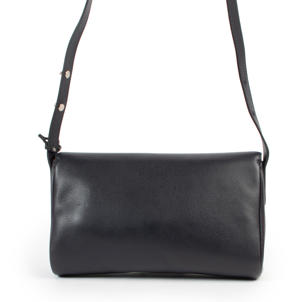 Sac bandoulière Delvaux Passerelle bleu marine