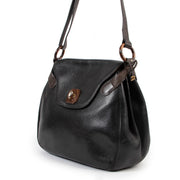 Delvaux Black Leather Crossbody in good condition on Labellov 2nd hand vintage site for luxury designer bags now online for sale
