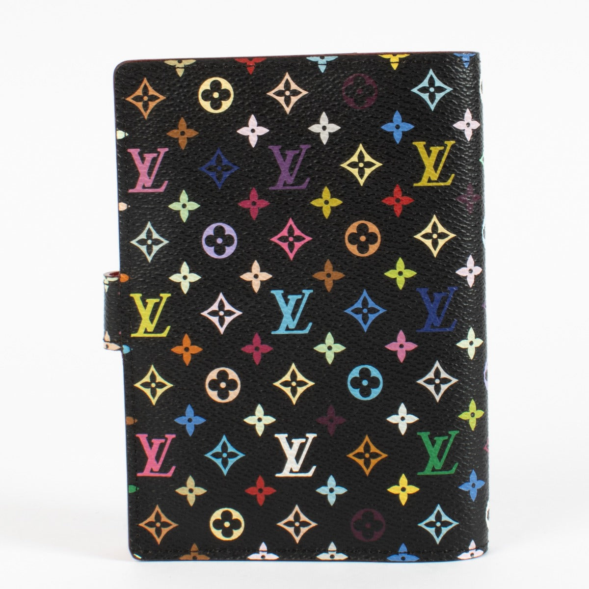 Authentic pre-loved Louis Vuitton x Takashi Murakami Monogram Multicolor Ring Agenda Cover on Labellov.com