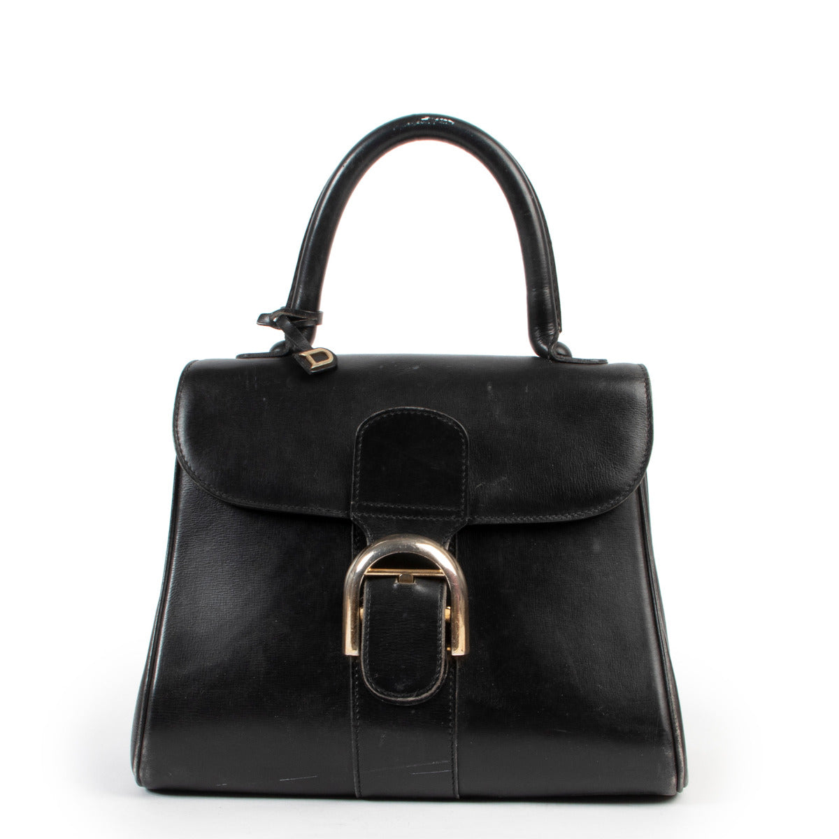 Delvaux Black Boxcalf Brillant PM