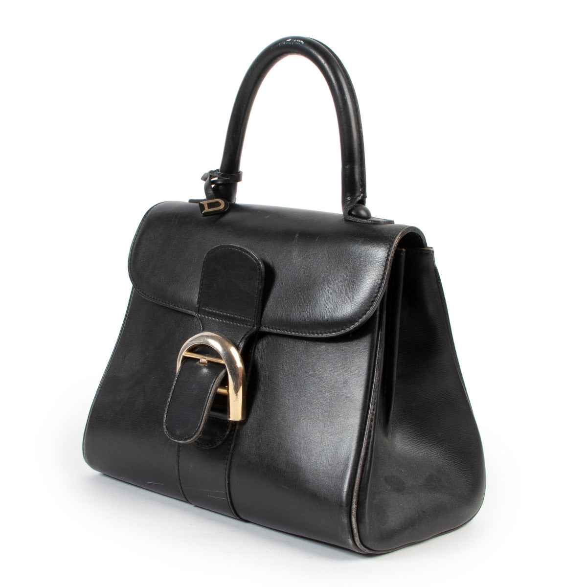 Delvaux Black Boxcalf Brillant PM