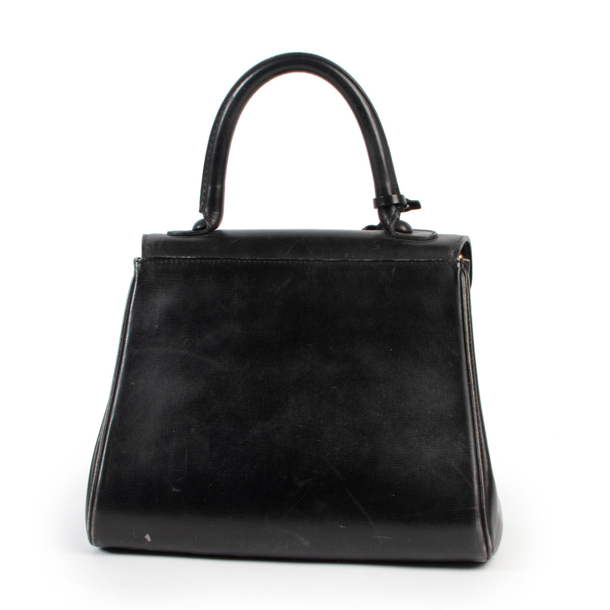 Delvaux Black Boxcalf Brillant PM