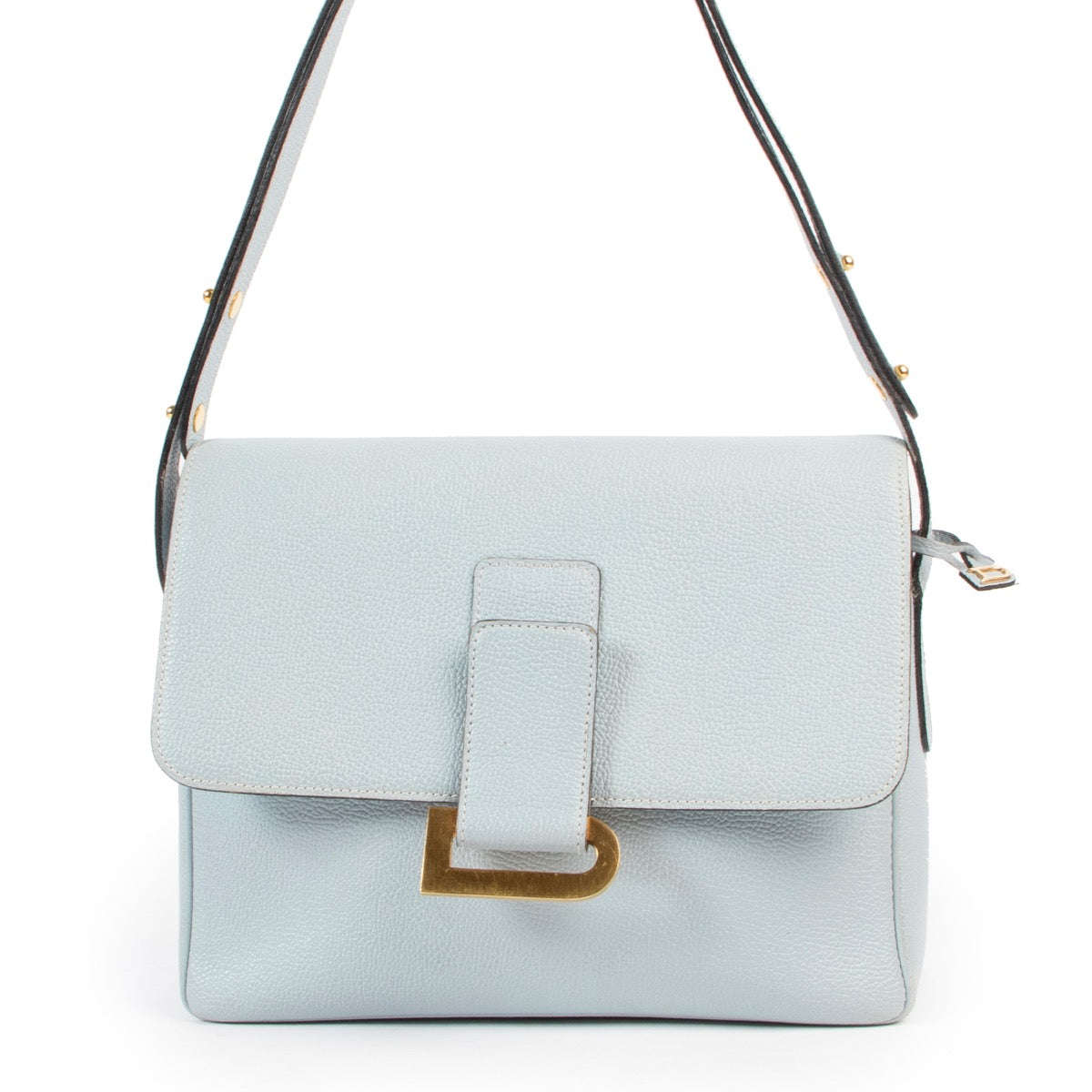 Delvaux Baby Blue Paserelle Shoulder Bag