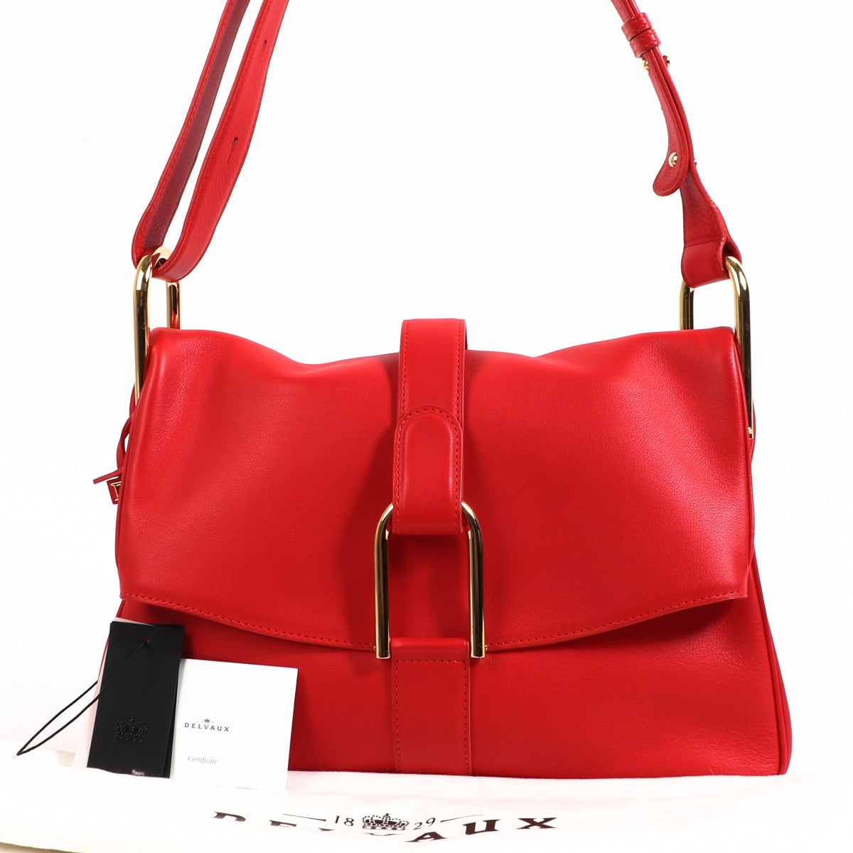 Delvaux Givry Rouge Gorge Polo Bag