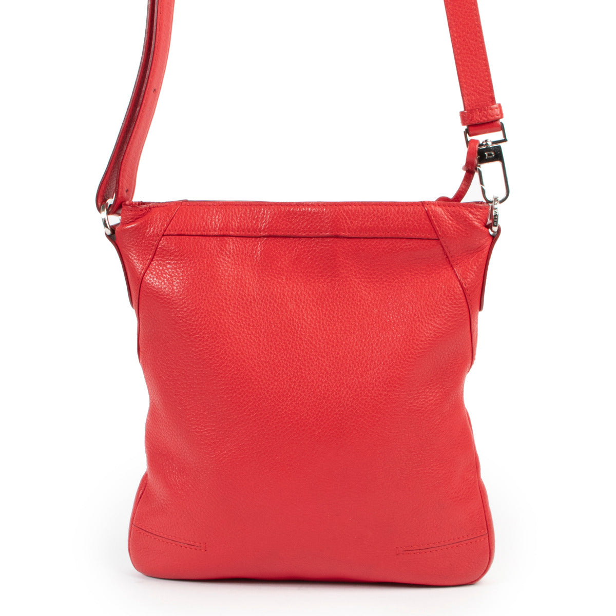Sac bandoulière rouge Delvaux