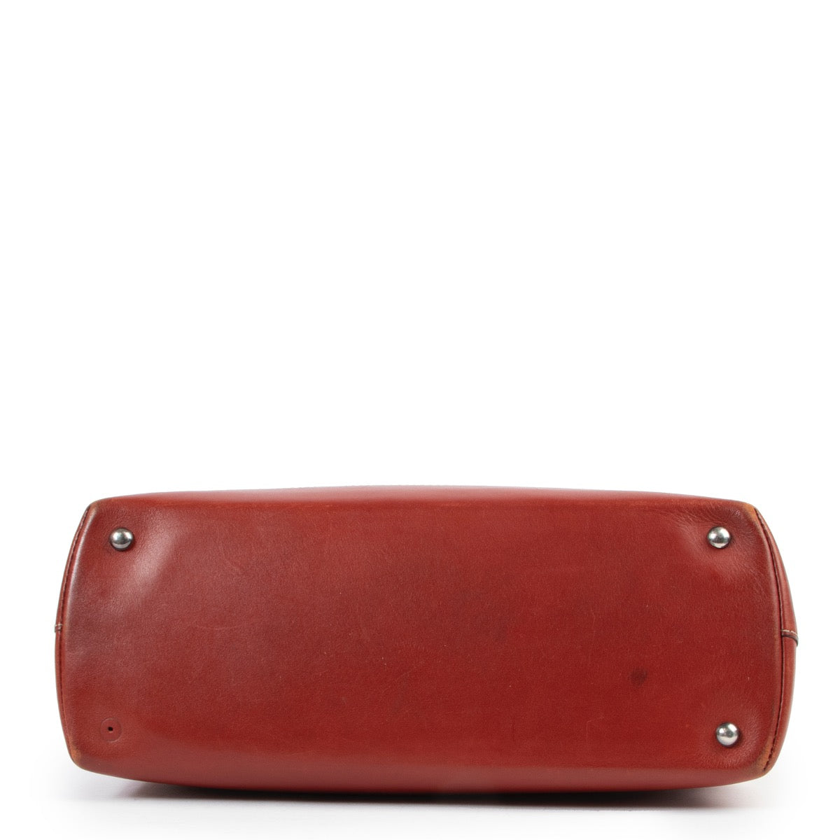 Deux de Delvaux bordeaux schoudertas