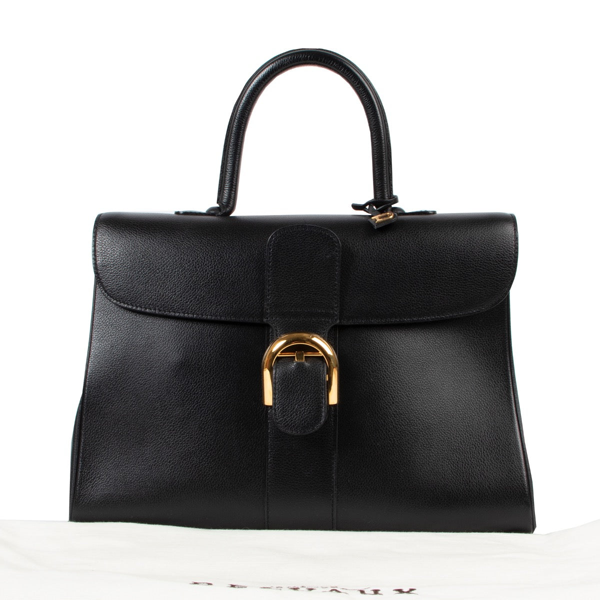 Delvaux Black Brillant GM Rodéo Calf available at Labellov online or in store in very good condition at Antwerp.