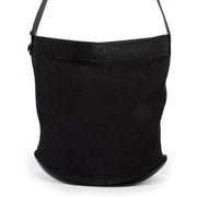 Delvaux Le Pin Black Canvas Shoulder Bag