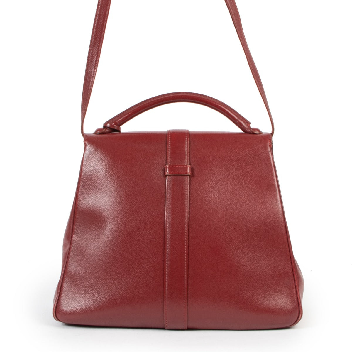 Delvaux Burgundy Gin Fizz Crossbody