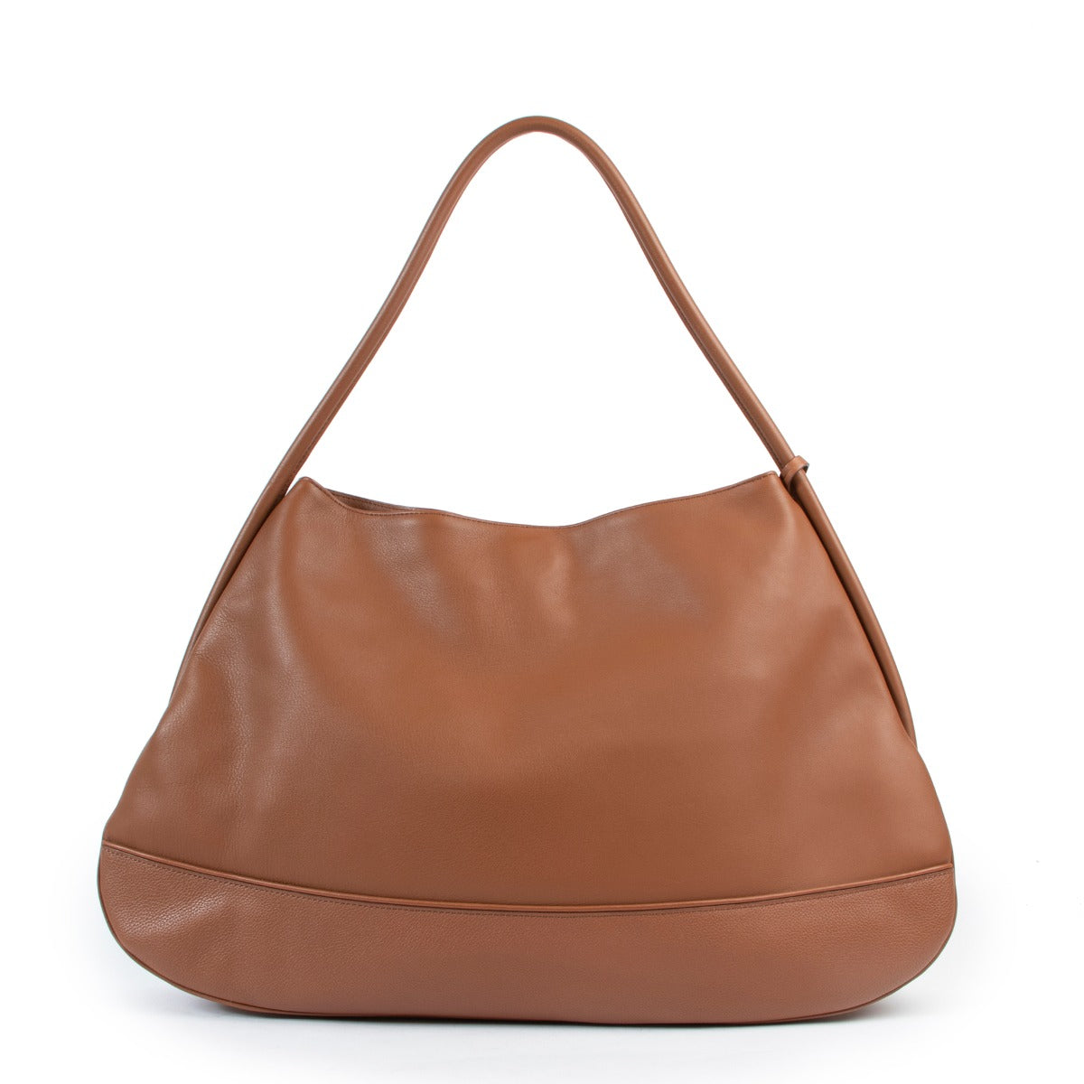 Delvaux Cognac Lagoon Lady Calf Shoulder Bag at Labellov