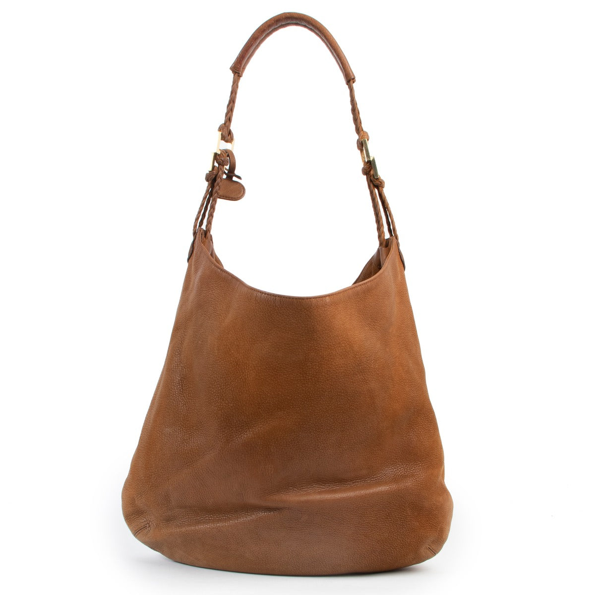 Buy this Delvaux Cognac Le Louise Tresse Nubuck GM at Labellov Antwerp in good condition. Give your designer items a secondlife.