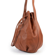 Delvaux Cognac Nomade Sellier Brandy Bag at Labellov