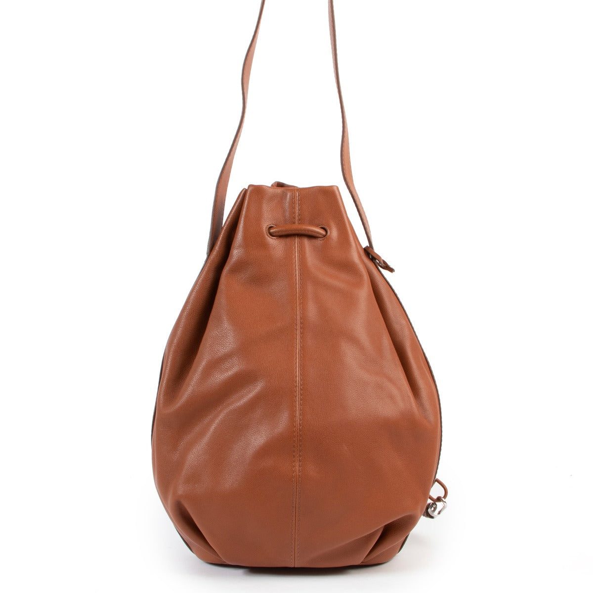 Delvaux Cognac Nomade Sellier Brandy Bag in very good condition