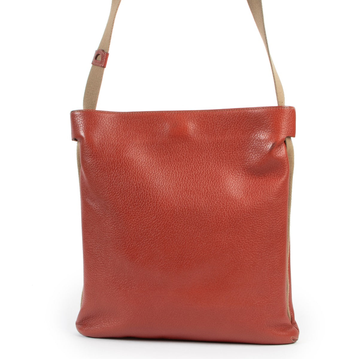 Deux De Delvaux Red Bag in good condition