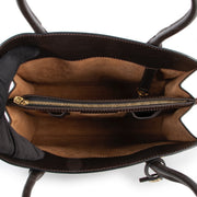 Delvaux Café Brown Sepia PM Top Handle Bag online or in store at Labellov searching for a secondhome