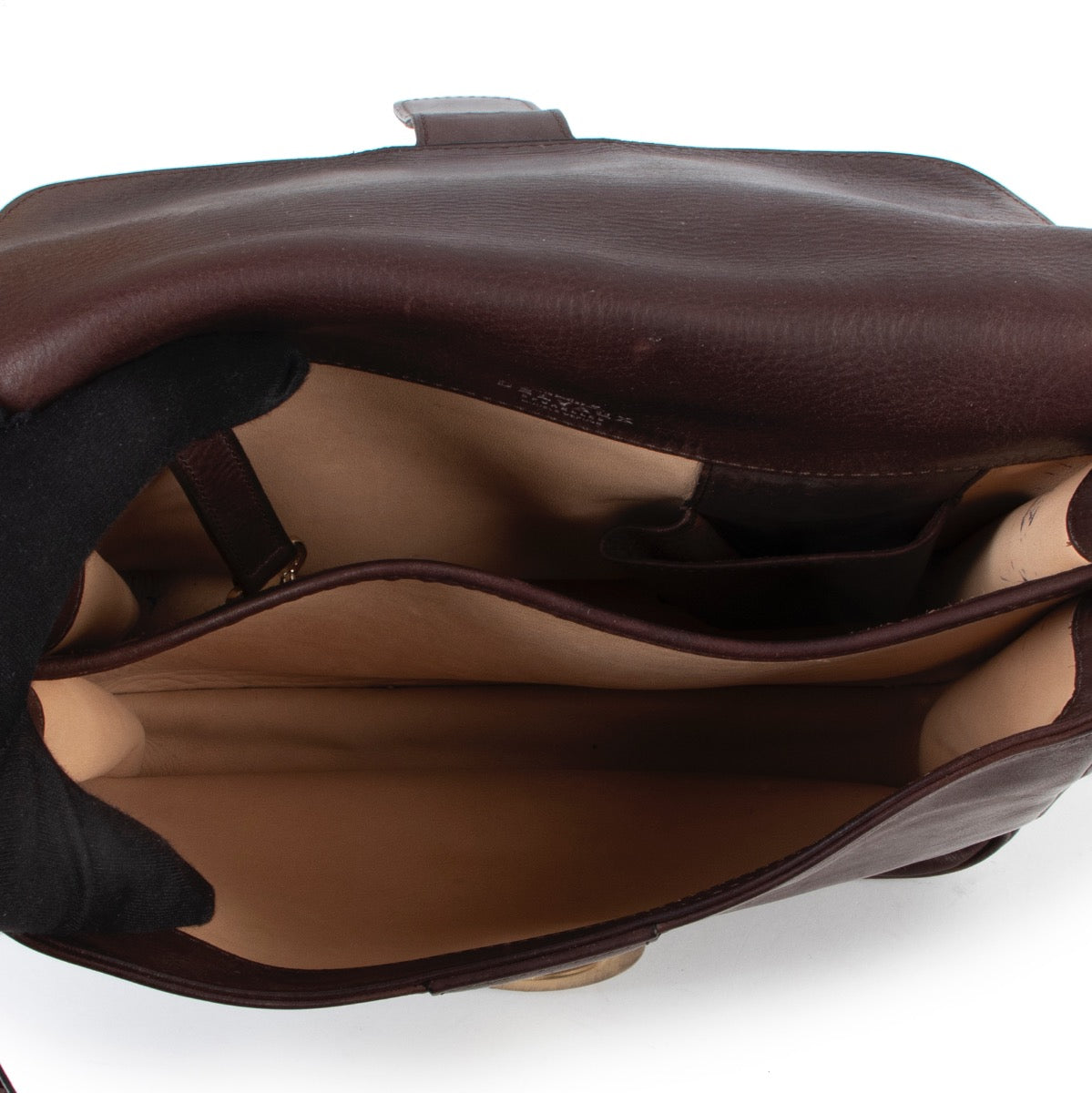 Shop safe online 100% authentic second hand Delvaux Brown Festival Bridon Crossbody Bag