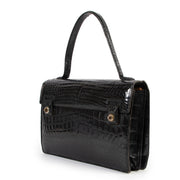 Delvaux Black Croco Vintage Top handle available at Labellov. A true vintage catch for vintage lovers online or in store.