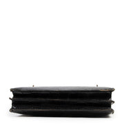 Delvaux Black Croco Vintage Top handle available at Labellov. A true vintage catch for vintage lovers online or in store.