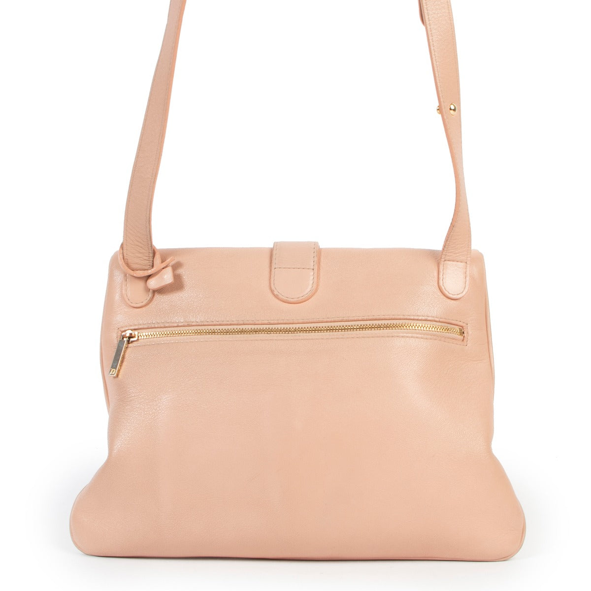 Delvaux Rully Pink Leather Shoulder Bag