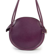 Delvaux Purple Leather Sunset Shoulder Bag