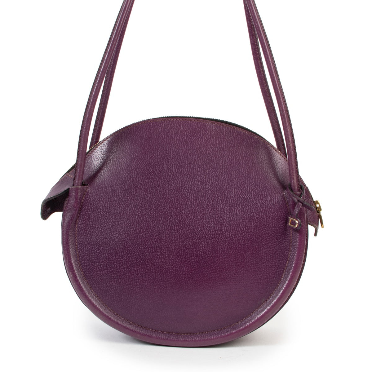 Delvaux Purple Leather Sunset Shoulder Bag