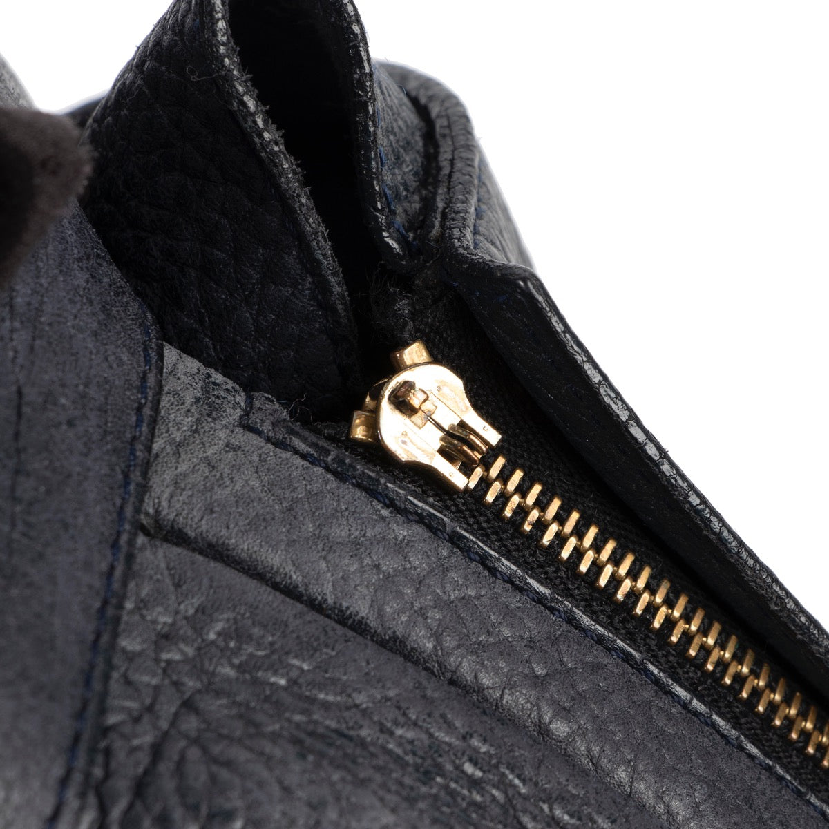 Delvaux blauwe bucket bag