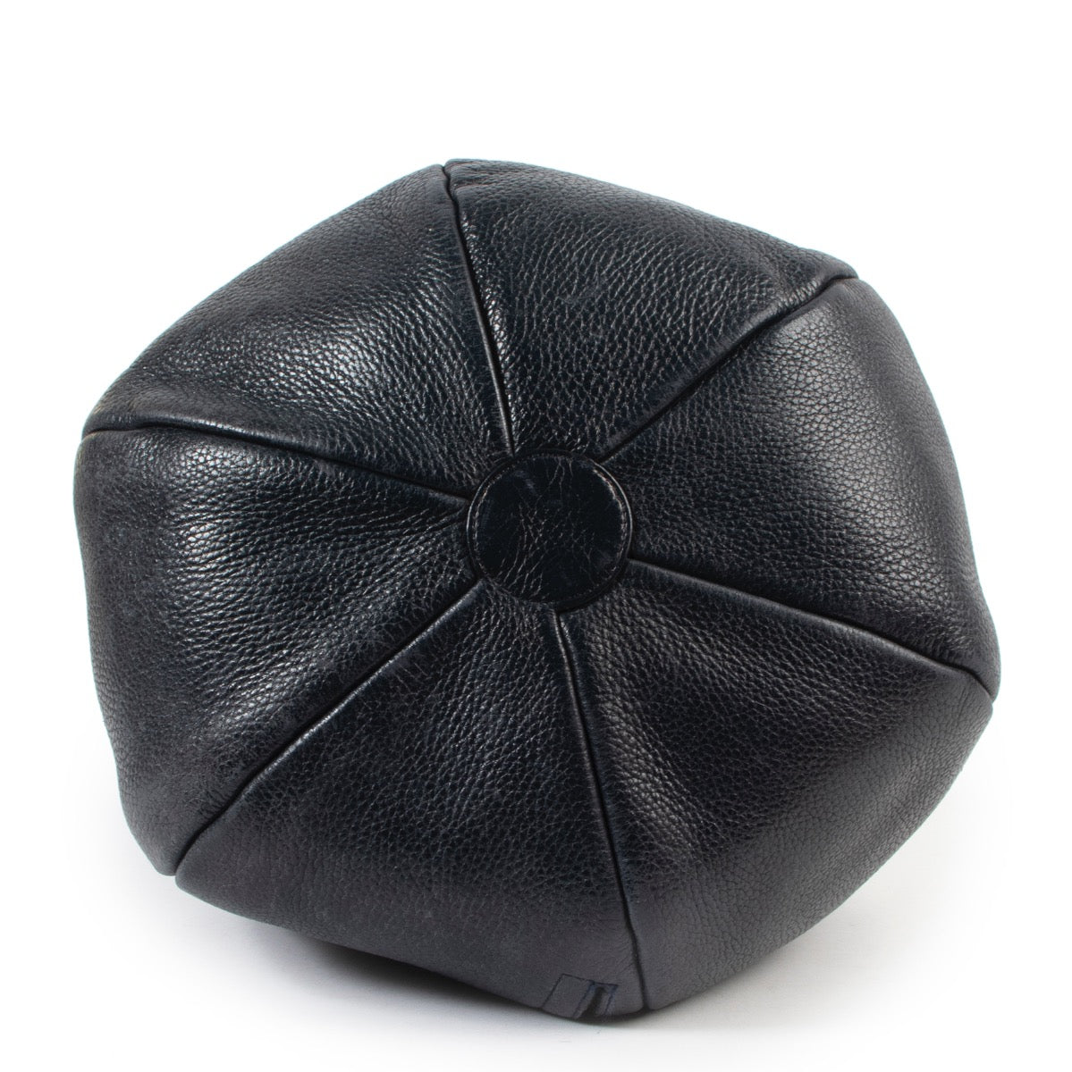 Delvaux blauwe bucket bag