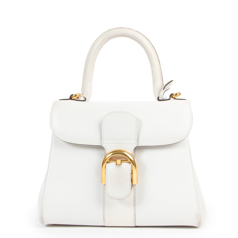 Delvaux witte leren Brillant