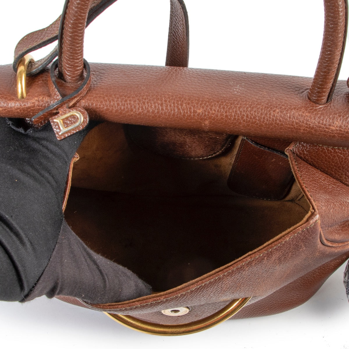 Shop safe online 100% authentic second hand Delvaux Brown Baltimore Shoulder Bag at the right price at Labellov in Antwerp.