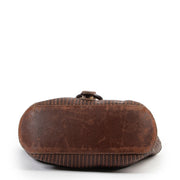 Shop safe online 100% authentic second hand Delvaux Brown Toile De Cuir Crossbody Bag at Labellov in Antwerp.