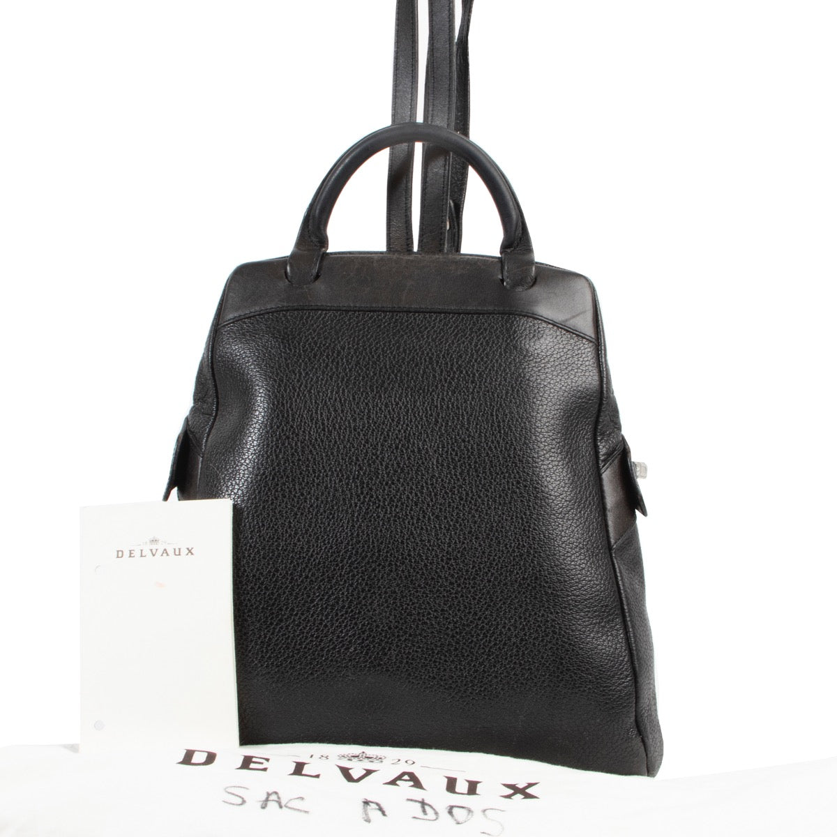 Delvaux Black Le 19 Frégate Charbon Backpack