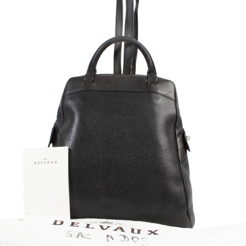 Delvaux Black Le 19 Frégate Charbon Backpack