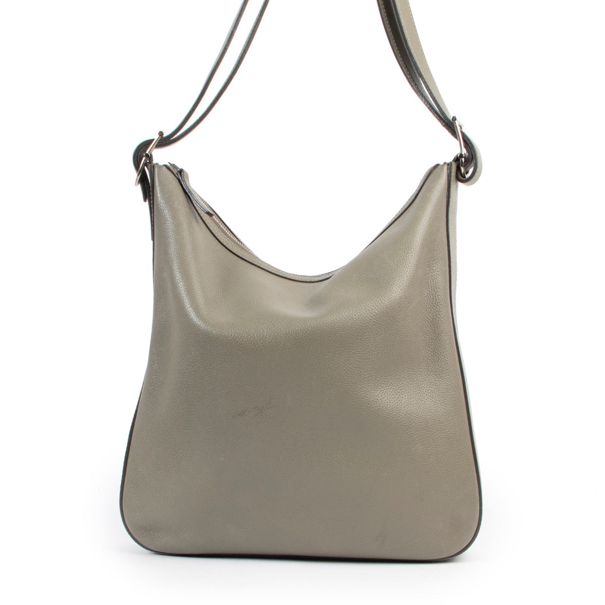 Deux de Delvaux Olive Green Shoulder Bag