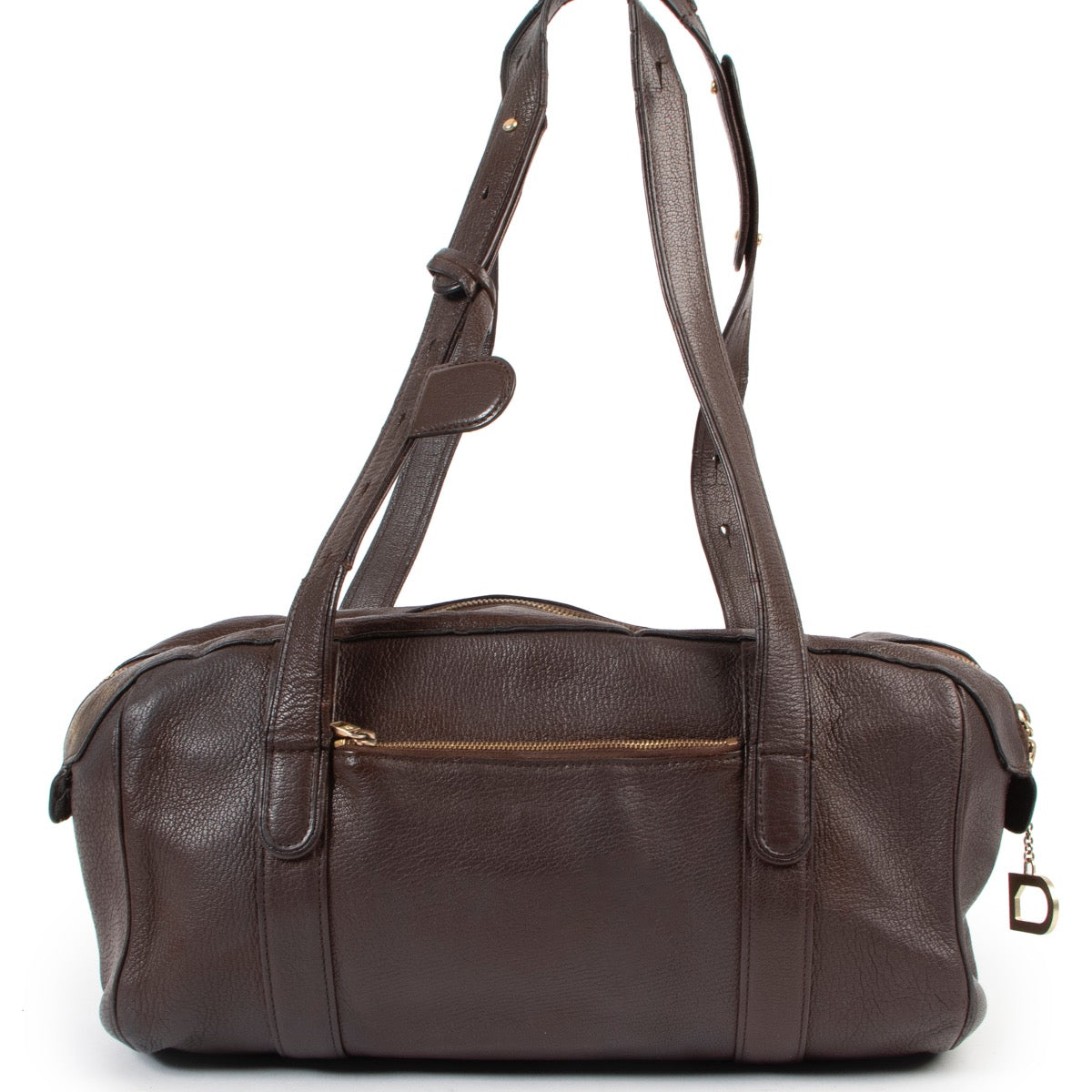 Shop safe online 100% authentic second hand Delvaux Brown Shoulder bag online or in store at Labellov in preloved condition.