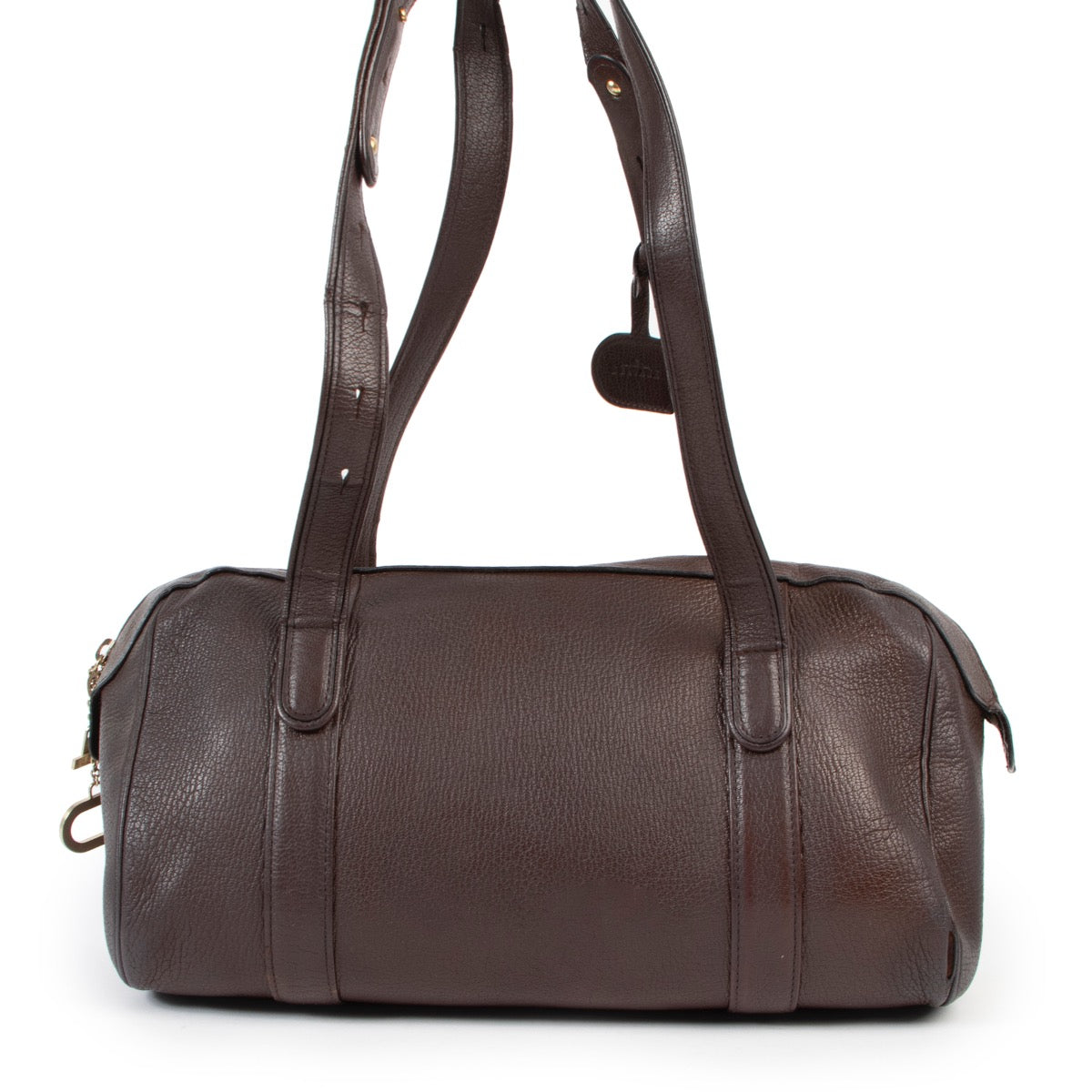 Shop safe online 100% authentic second hand Delvaux Brown Shoulder bag online or in store at Labellov in preloved condition.